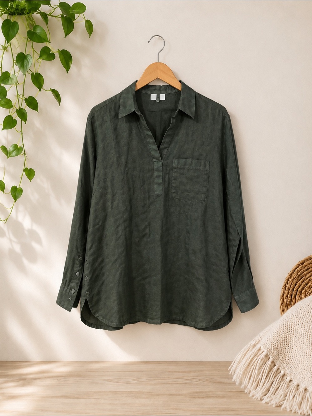 J. Jill 100% Cotton Tunic Blouse – Size Small – NWOT
